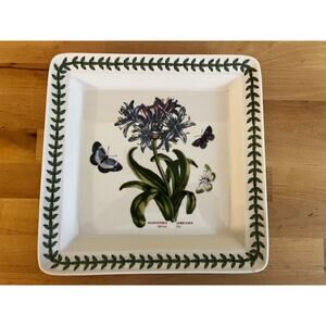 Portmeirion Square Botanic dinner serving plate 10.5" Agapanthus